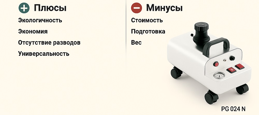 Плюсы и минусы парогенераторов LELIT Плюсы и минусы парогенераторов LELIT