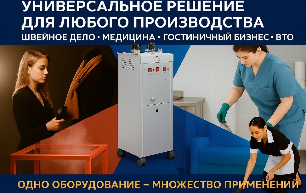 Швейное дело, гостиничный бизнес, ВТО: применение промышленного парогенератора Швейное дело, гостиничный бизнес, ВТО: применение промышленного парогенератора