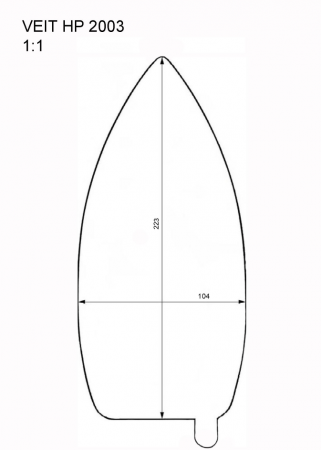 Тефлоновая подошва Veit HP 2003