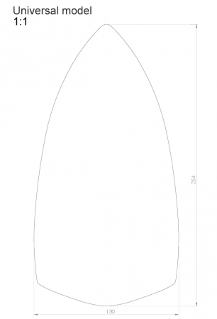 Тефлоновая подошва UNIVERSAL (для бытовых утюгов)