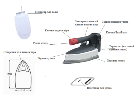 Микровыключатель для гравитационного утюга SILVER STAR ES-999 Микровыключатель для гравитационного утюга SILVER STAR ES-999