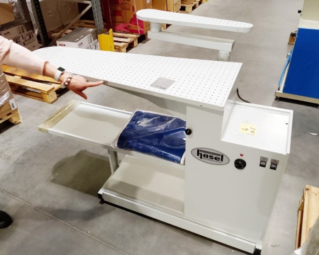 Промышленный гладильный стол HASEL DP-03MI (demo grey)