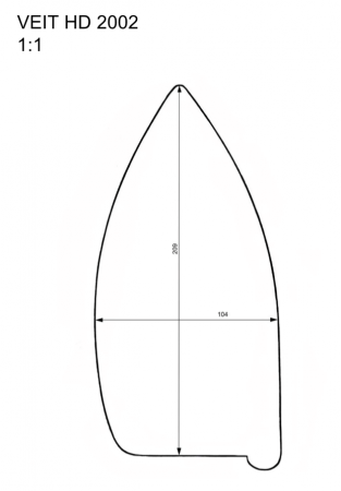 Тефлоновая подошва Veit HD 2002